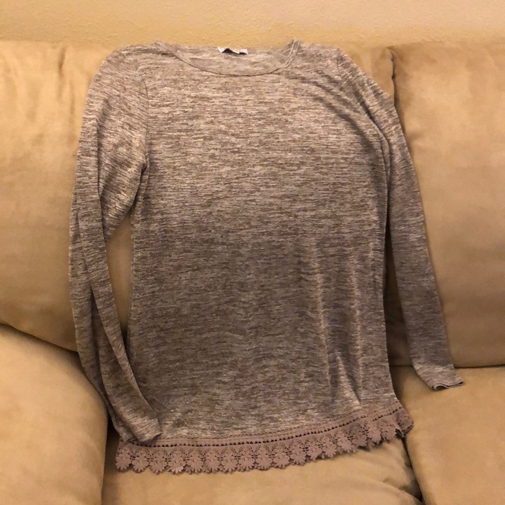 Brown long sleeve shirt